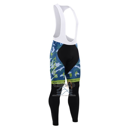 Tinkoff Saxo Bank Ropa Ciclismo Culotte Largo 2015 Mangas Largas Azur y Azul
